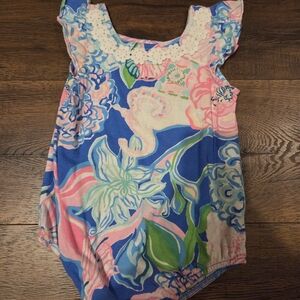 Lilly Pulitzer Pastel Swirl Baby Romper
